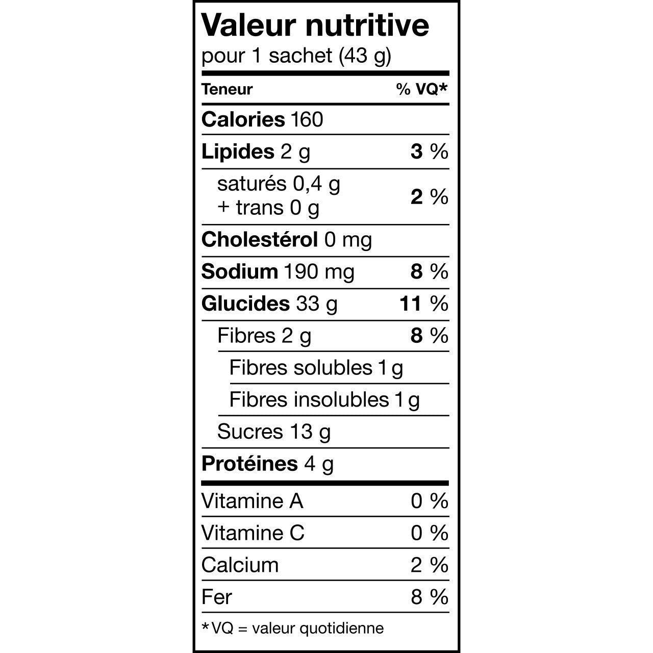Quaker Instant Oats Maple and Brown Sugar Oatmeal, 8ct, 344g/12.1oz., {Imported from Canada}